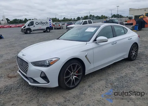 2019 Genesis G70 3.3T Advanced из США, поврежденный, VIN KMTG74LE3KU017493